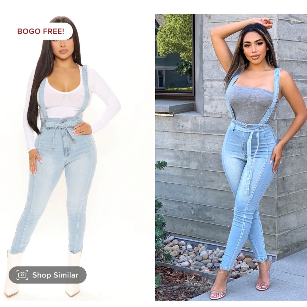 Overall jeans
